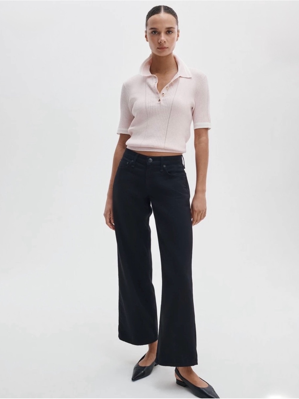 Rag and Bone cropped flare jeans